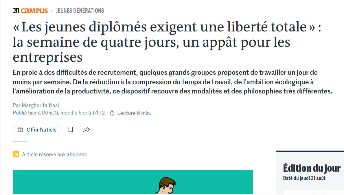 Qui veut devenir professeur quand il peut glander ?